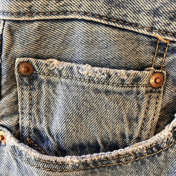 NWT ~ Levi's 501 Original Men's Blue Straight Leg Big E Jeans Size 30 x 30 - Picture 3 of 15